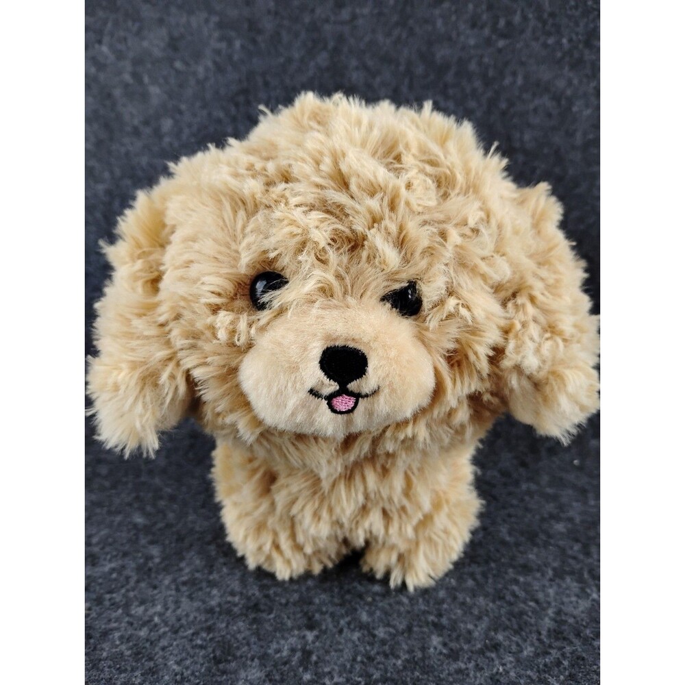 Aurora Teddy Pets Dog Plush Golden Doodle Puppy Dog Stuffed Animal 7"